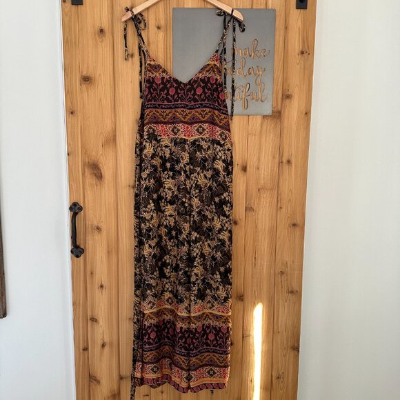 Free People Size Small Leona Slit Leg Sleeveless Jumpsuit - Picture 2 of 11